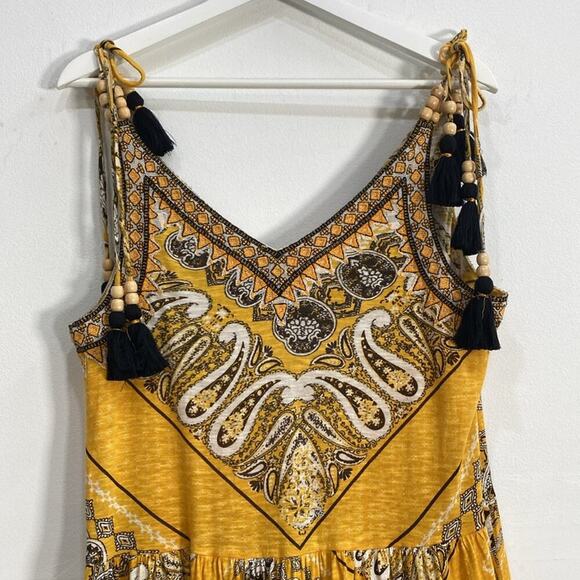 Soft Surroundings Paisley Boho Cotton Sleeveless Dress Medium - Picture 4 of 14